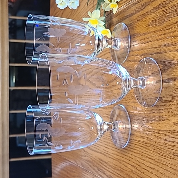 Princess House Dining Princess House Footed Iced Tea Glasses Set Of